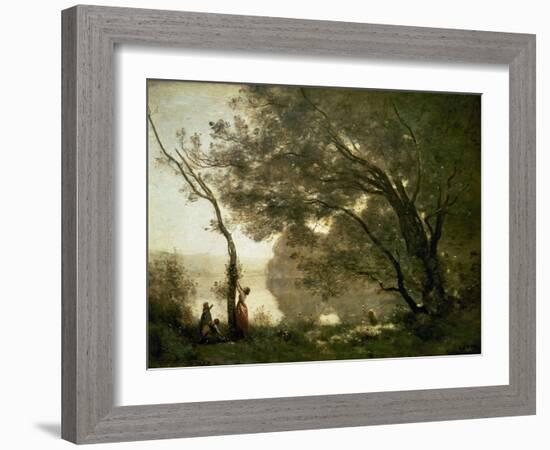 Recollections of Mortefontaine, 1864-Jean-Baptiste-Camille Corot-Framed Giclee Print