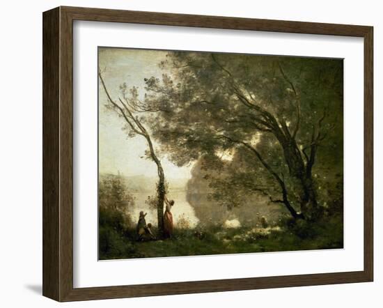 Recollections of Mortefontaine, 1864-Jean-Baptiste-Camille Corot-Framed Giclee Print