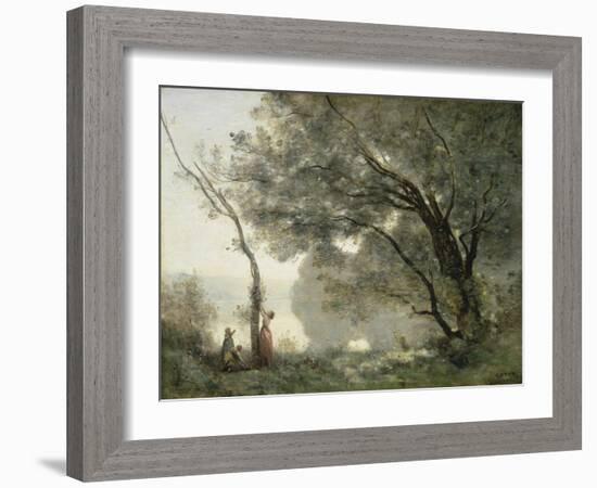 Recollections of Mortefontaine, 1864-Jean-Baptiste-Camille Corot-Framed Giclee Print