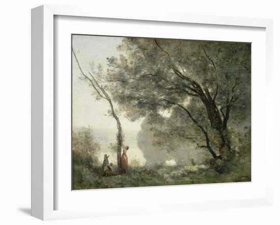 Recollections of Mortefontaine, 1864-Jean-Baptiste-Camille Corot-Framed Giclee Print