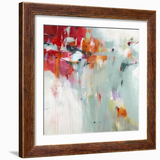 Recollections of Red-Jill Martin-Framed Art Print