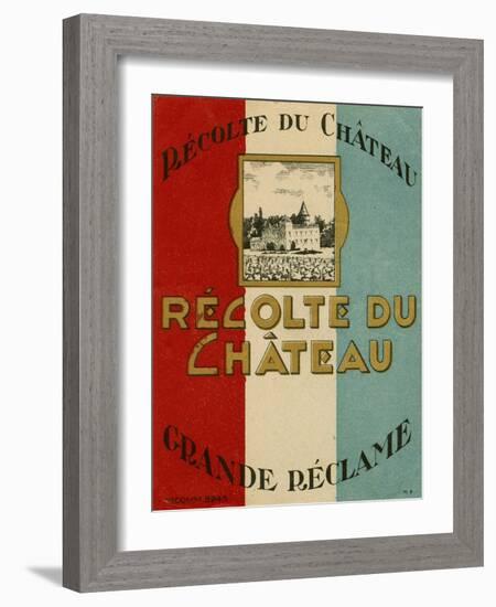 Recolte Du Chateau-null-Framed Art Print