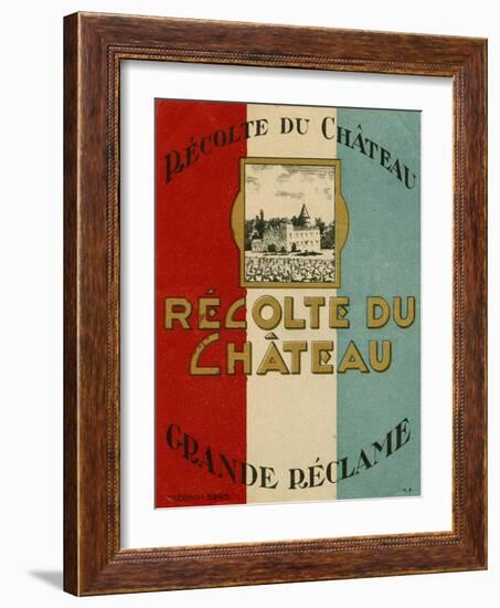 Recolte Du Chateau-null-Framed Art Print