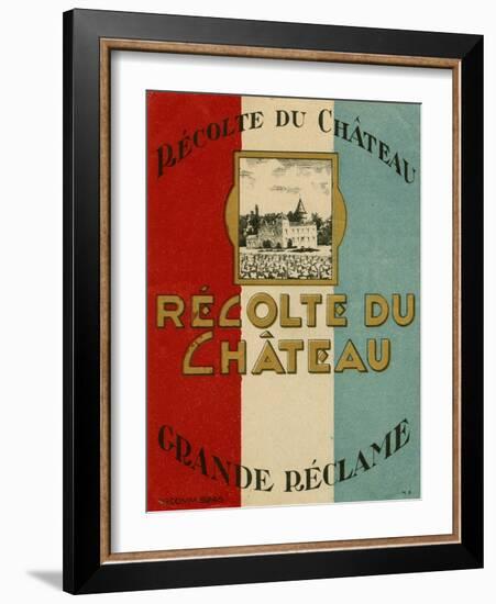 Recolte Du Chateau-null-Framed Art Print