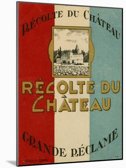 Recolte Du Chateau-null-Mounted Art Print