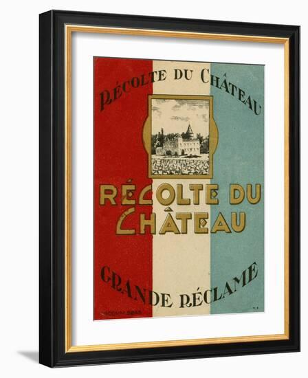Recolte Du Chateau-null-Framed Art Print