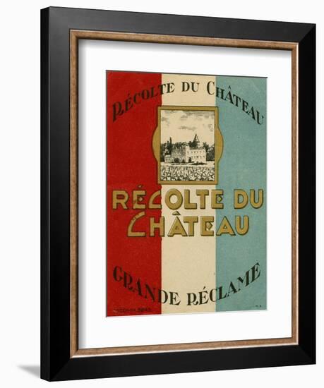 Recolte Du Chateau-null-Framed Art Print