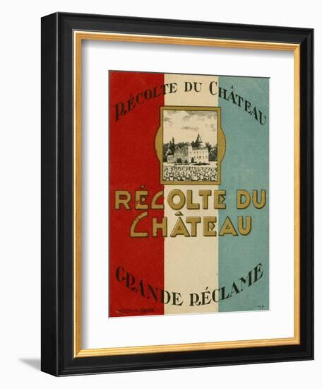 Recolte Du Chateau-null-Framed Art Print