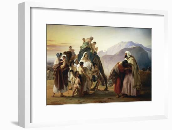 Reconciliation of Esau with Jacob, 1844-Francesco Hayez-Framed Giclee Print