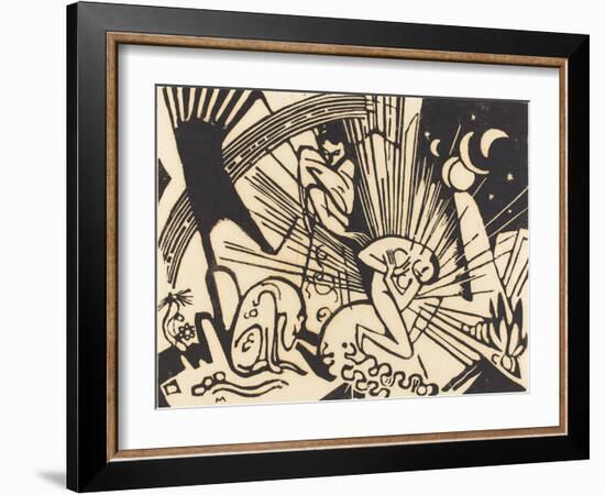 Reconciliation (Versoehnung), 1912-Franz Marc-Framed Giclee Print