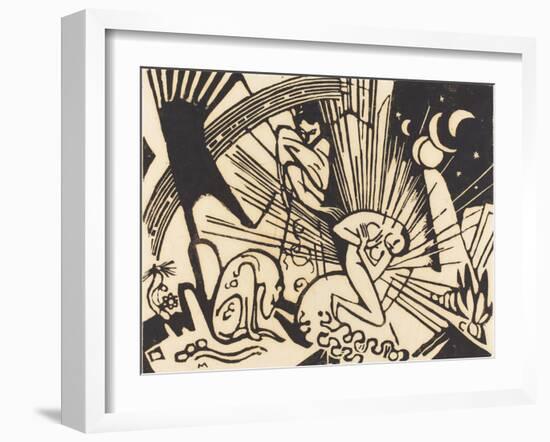 Reconciliation (Versoehnung), 1912-Franz Marc-Framed Giclee Print