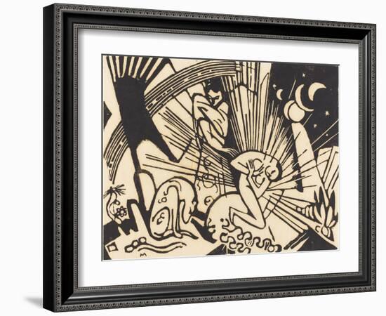 Reconciliation (Versoehnung), 1912-Franz Marc-Framed Giclee Print