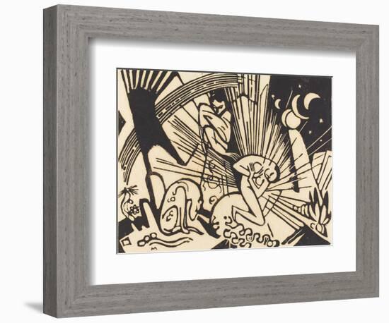 Reconciliation (Versoehnung), 1912-Franz Marc-Framed Giclee Print