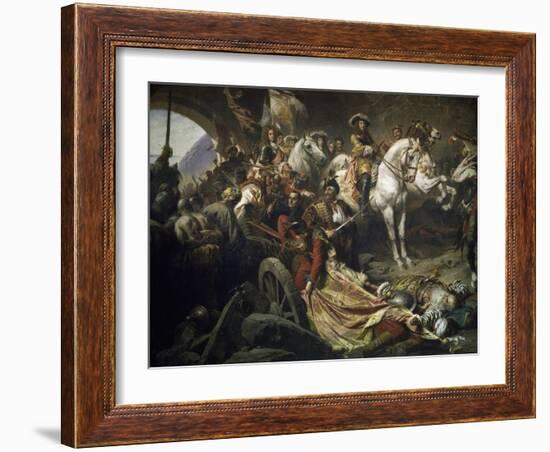 Reconquest of Buda Castle,1686-Gyula Benczur-Framed Giclee Print