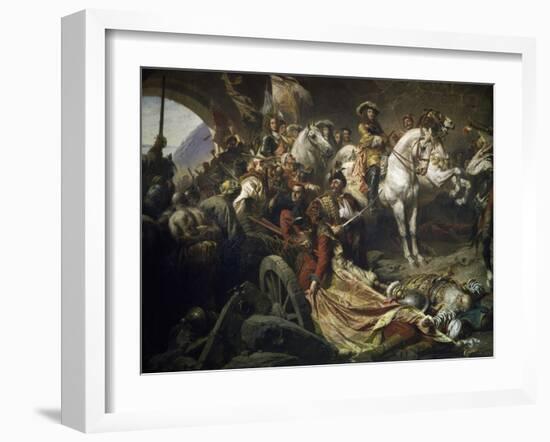 Reconquest of Buda Castle,1686-Gyula Benczur-Framed Giclee Print