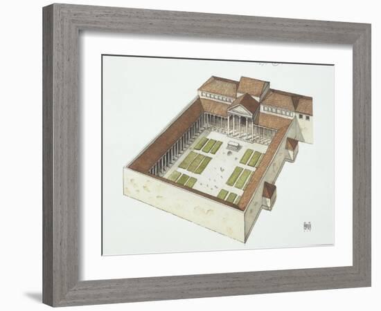 Reconstructed Forum Built by Titus Flavius Vespasianus-null-Framed Giclee Print