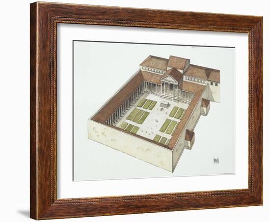 Reconstructed Forum Built by Titus Flavius Vespasianus-null-Framed Giclee Print