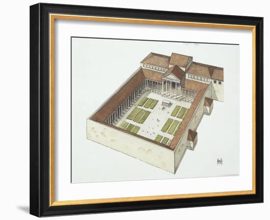 Reconstructed Forum Built by Titus Flavius Vespasianus-null-Framed Giclee Print