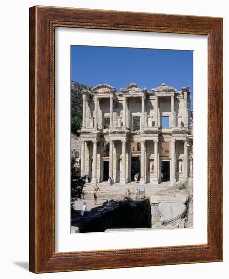 Reconstructed Library, Ephesus, Anatolia, Turkey-R H Productions-Framed Photographic Print