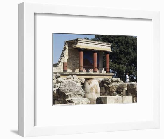 Reconstructed Palace of King Minos, Knossos, Crete, Greece-Michael Short-Framed Photographic Print