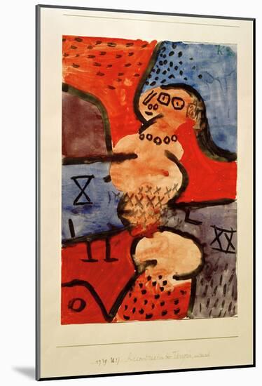 Reconstruction of a Dancer-Paul Klee-Mounted Giclee Print