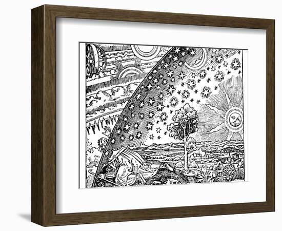 Reconstruction of a Medieval Conception of the Universe, 19th Century-null-Framed Premium Giclee Print