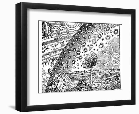 Reconstruction of a Medieval Conception of the Universe, 19th Century-null-Framed Premium Giclee Print