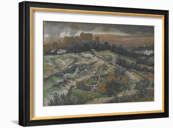Reconstruction of Golgotha and the Holy Sepulchre-James Jacques Joseph Tissot-Framed Giclee Print