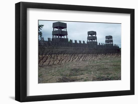 Reconstruction of Roman siege fortifications. Artist: Unknown-Unknown-Framed Photographic Print