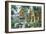 Reconstruction of Settlement of Late Jomon Period, Japan-null-Framed Giclee Print