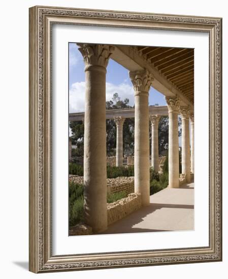 Reconstruction of the House of Africa Roman Villa, Museum, El Djem, Tunisia, North Africa, Africa-Ethel Davies-Framed Photographic Print