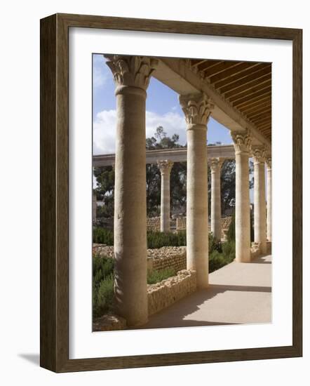 Reconstruction of the House of Africa Roman Villa, Museum, El Djem, Tunisia, North Africa, Africa-Ethel Davies-Framed Photographic Print