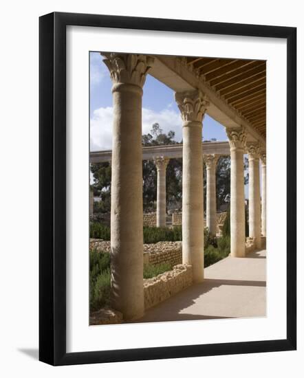 Reconstruction of the House of Africa Roman Villa, Museum, El Djem, Tunisia, North Africa, Africa-Ethel Davies-Framed Photographic Print