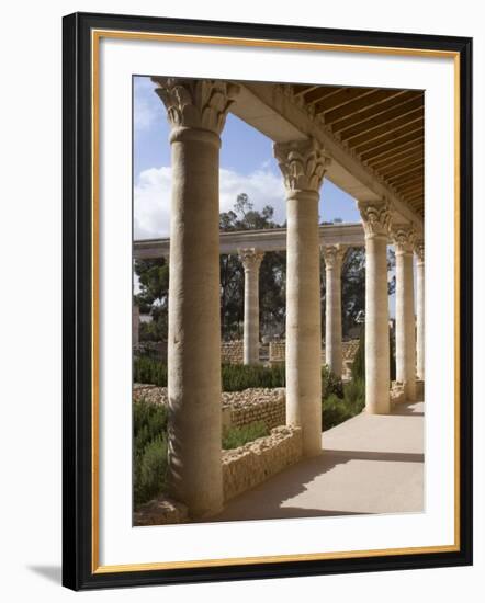 Reconstruction of the House of Africa Roman Villa, Museum, El Djem, Tunisia, North Africa, Africa-Ethel Davies-Framed Photographic Print