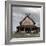 Reconstruction of the Viking barracks at the fortress of Trelleborg, Slagelse, Denmark-Werner Forman-Framed Photographic Print