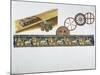 Reconstruction of the Wheel in Ancient Times, 1996-null-Mounted Giclee Print