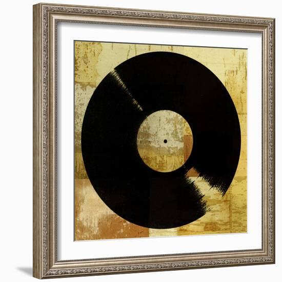 Record Collage-Stella Bradley-Framed Giclee Print