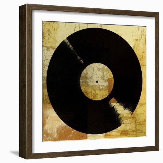 Record Collage-Stella Bradley-Framed Giclee Print