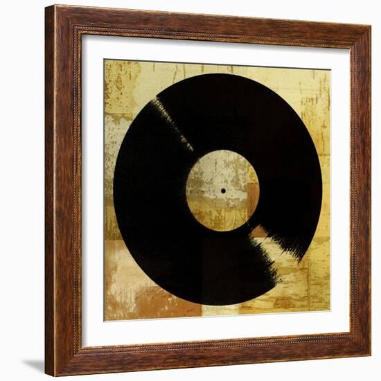 Record Collage-Stella Bradley-Framed Giclee Print