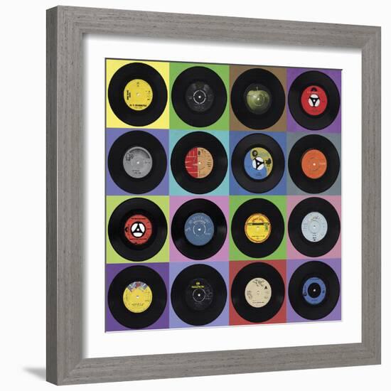 Record Collection-Ben James-Framed Giclee Print