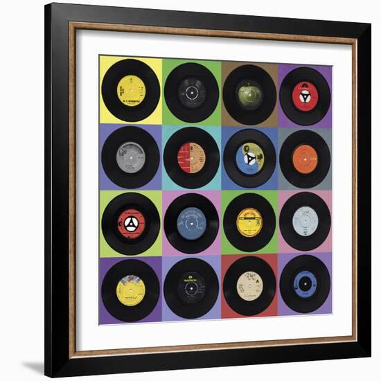 Record Collection-Ben James-Framed Giclee Print