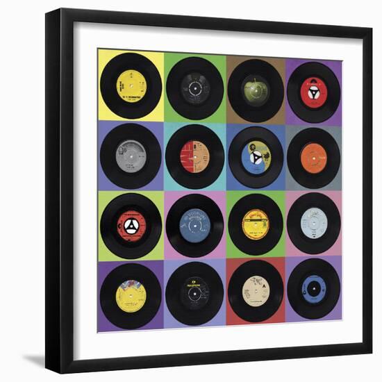 Record Collection-Ben James-Framed Giclee Print