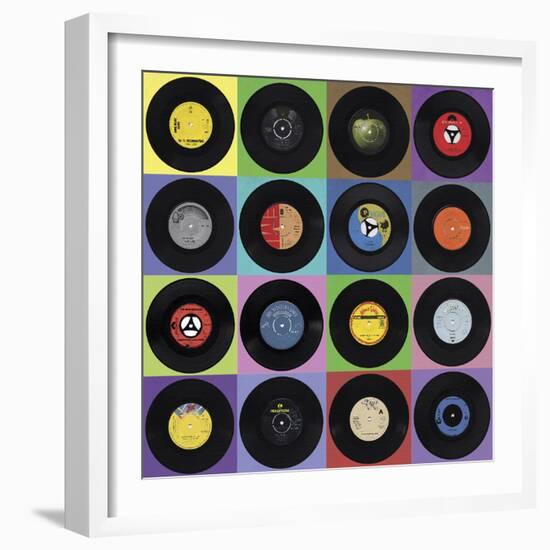 Record Collection-Ben James-Framed Giclee Print