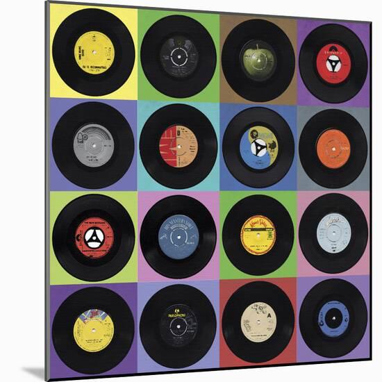 Record Collection-Ben James-Mounted Giclee Print