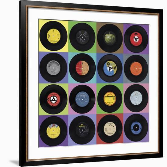 Record Collection-Ben James-Framed Art Print