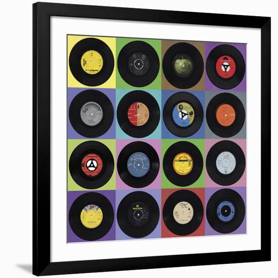 Record Collection-Ben James-Framed Art Print