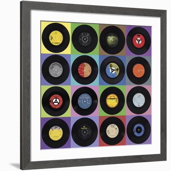 Record Collection-Ben James-Framed Art Print