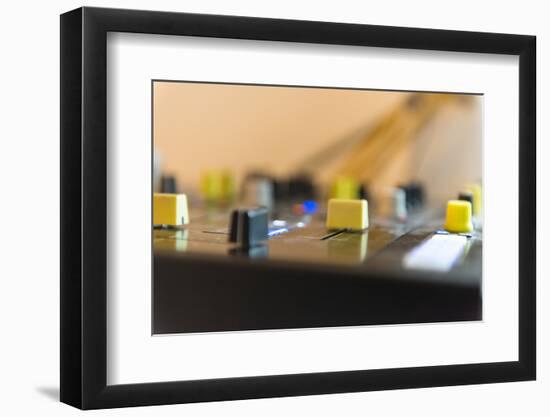 Record player detail-Christine Meder stage-art.de-Framed Photographic Print