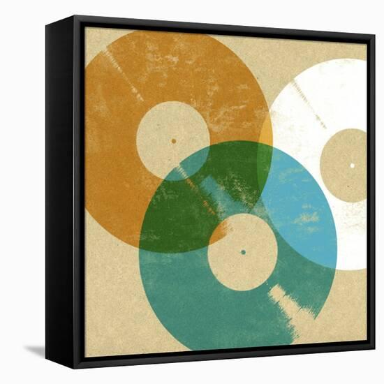 Records 3-Stella Bradley-Framed Premier Image Canvas