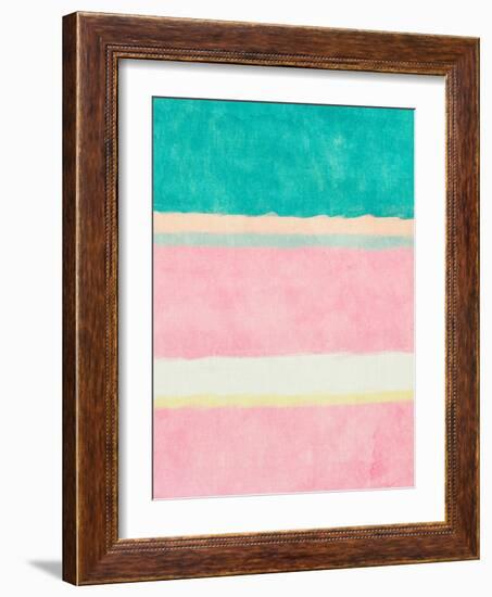 Rectangle Beach Blocks of Color II-SD Graphics Studio-Framed Art Print